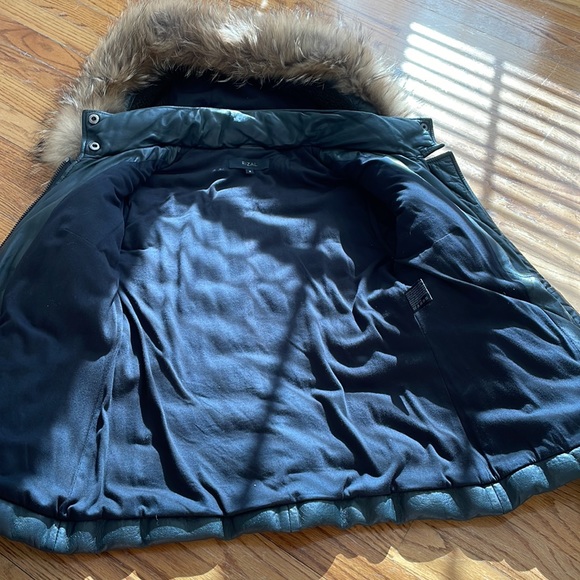 Real leather and shearling coat - Picture 10 of 15
